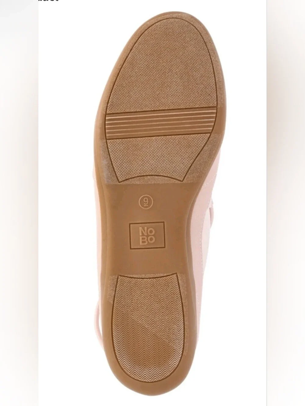 Women's No Boundaries Soft Pink Ballet Flats with Crossover Straps